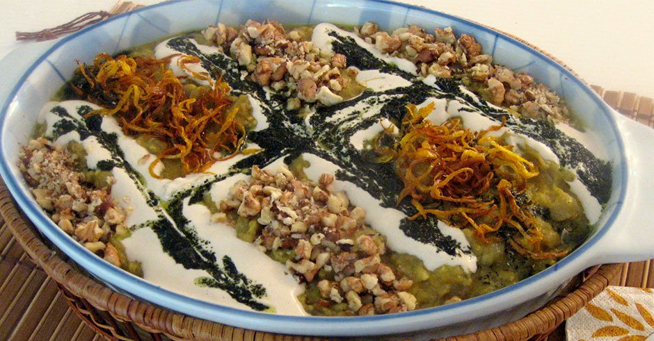 kashke Bademjan-persisches-essen